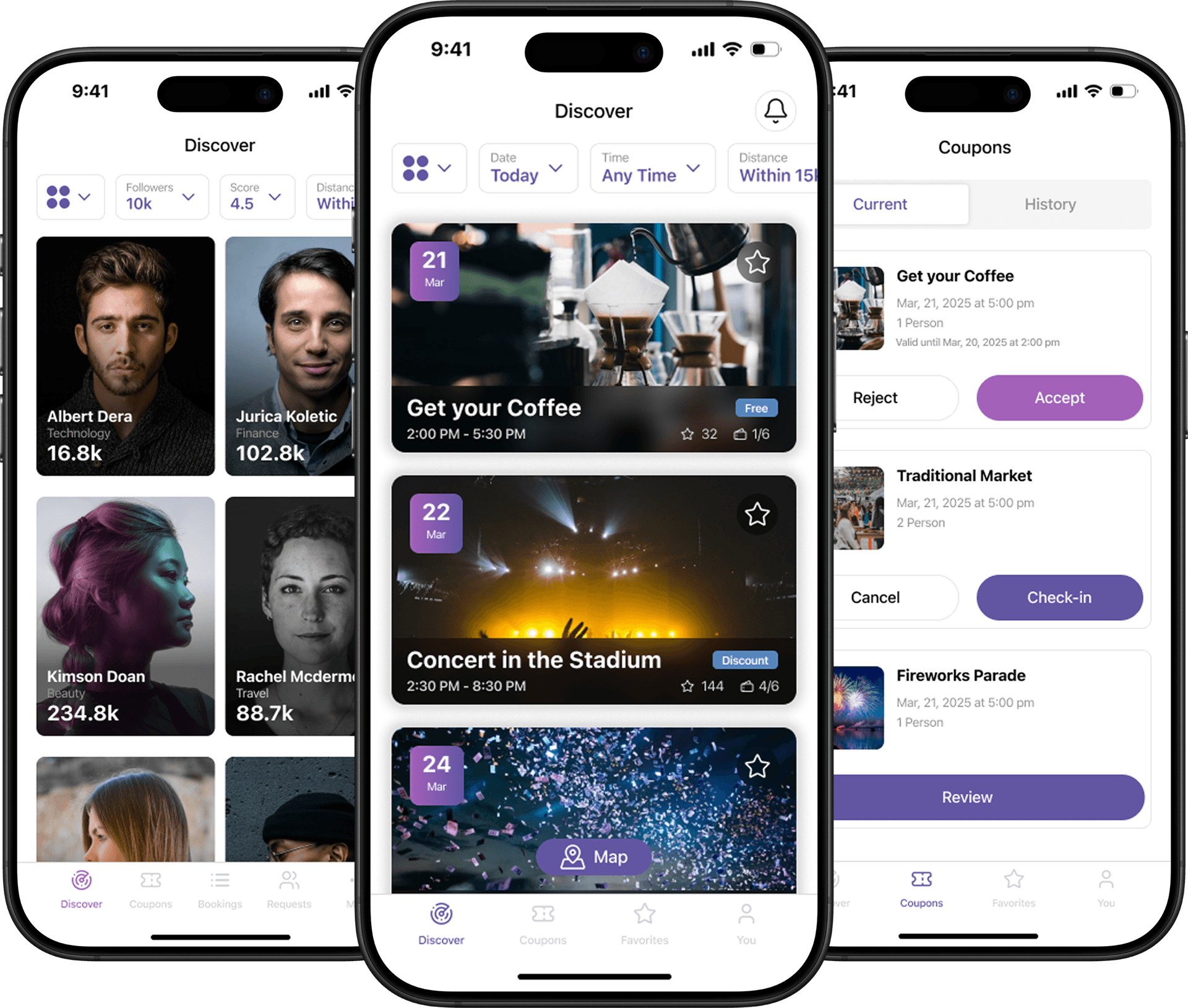 Mobile app showcase